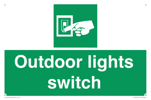 Outdoor lights switch
